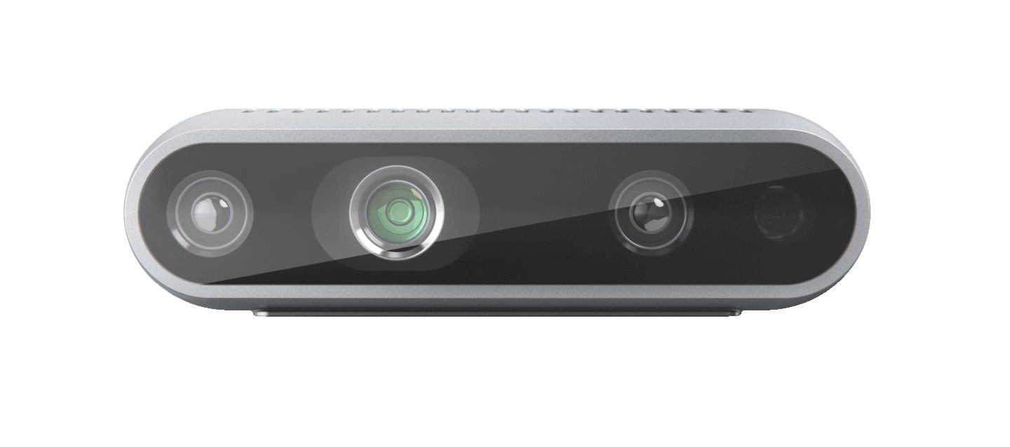 Intel RealSense D435i, the depth camera the final build moved to