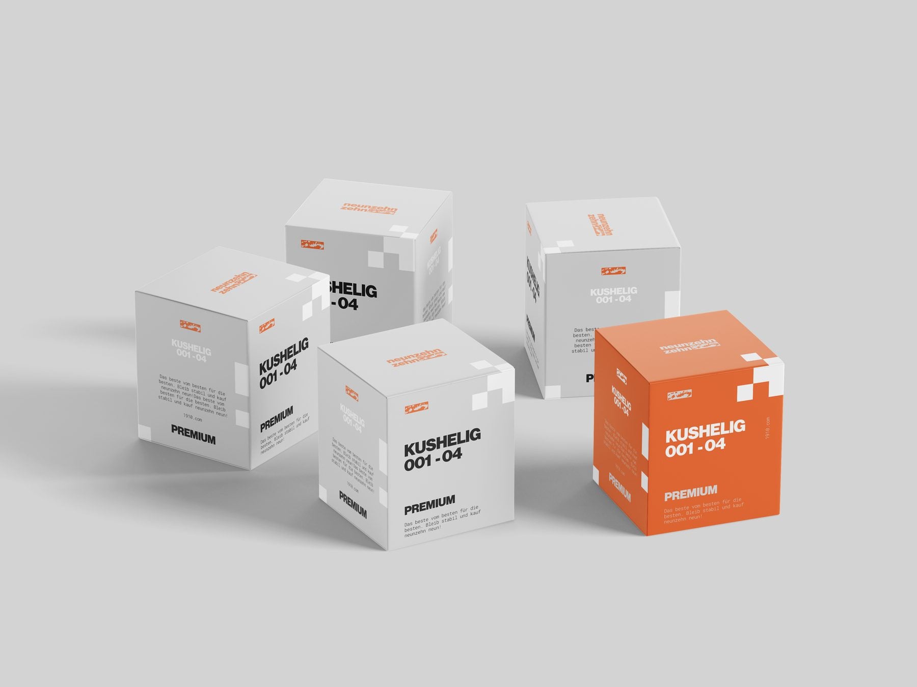 Packaging for the Kushelig range