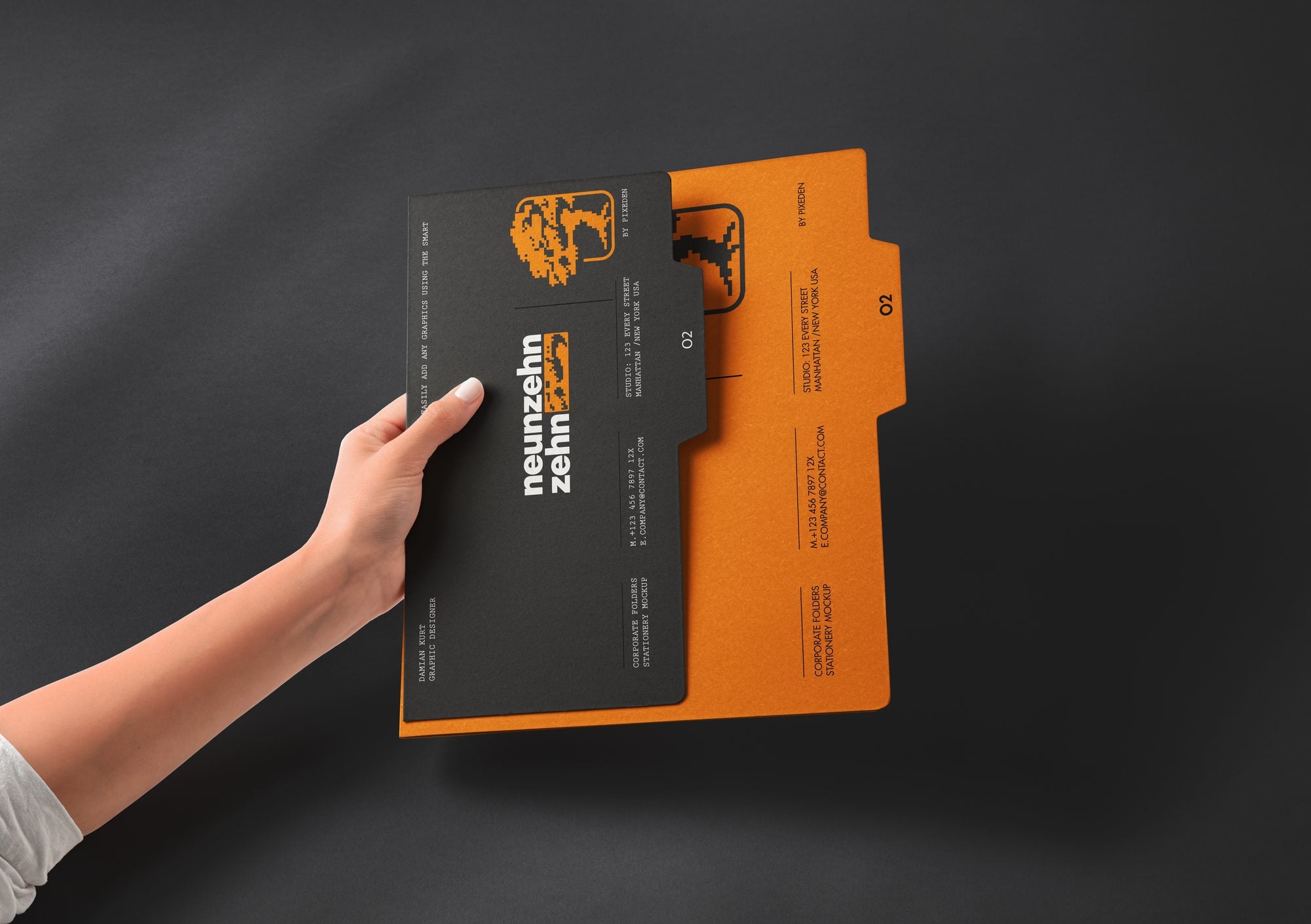 Stationery and folder