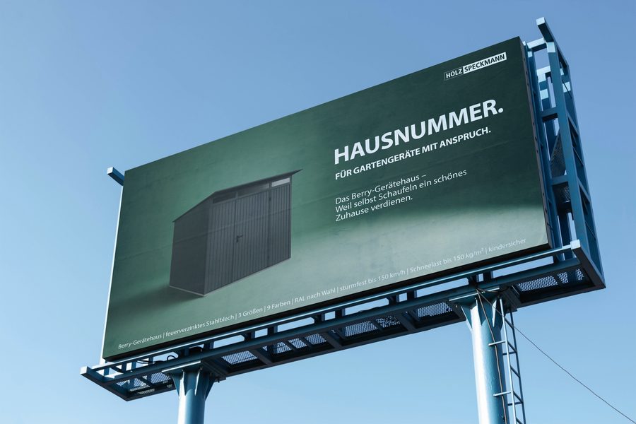 Holz Speckmann, billboard campaign